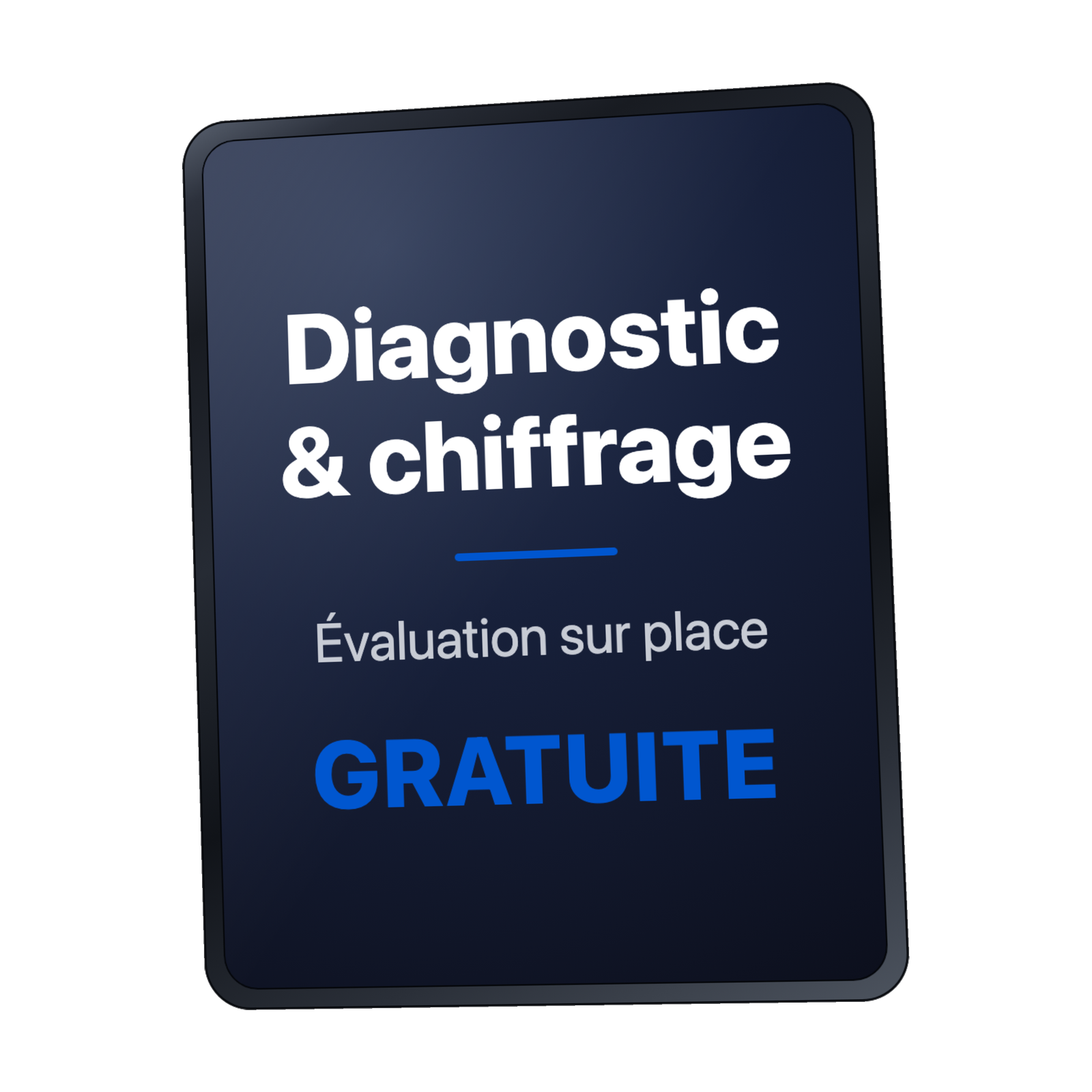 Visite &amp; devis détaillé