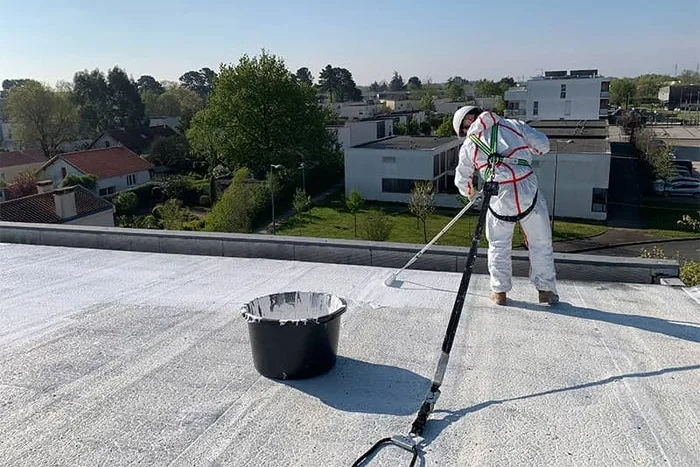 Peinture réflective toiture